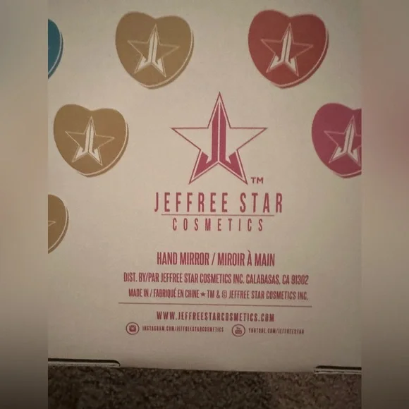 Jeffree Star Cosmetics Limited Edition Heartbreaker Hand Held Mirror - Picture 2 of 2